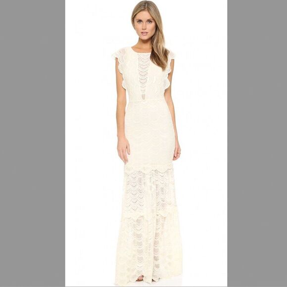 NWT White NightCap Clothing Victorian Lace Caletto Maxi Dress XS S Coquette Boho - Picture 13 of 15